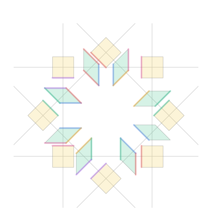 Step 5: tiles slide to join neighbors